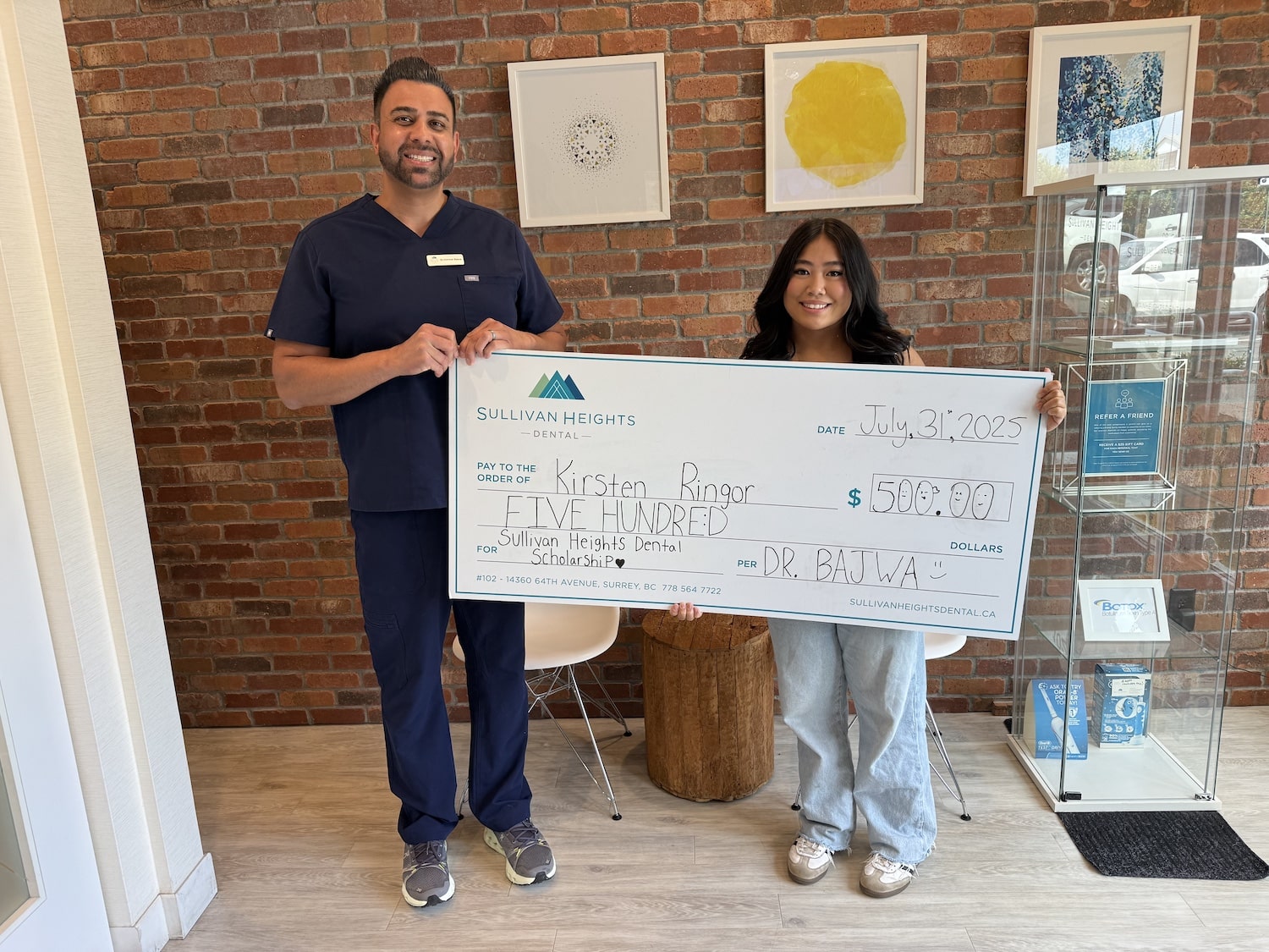 Surrey student scholarship recipient 2025